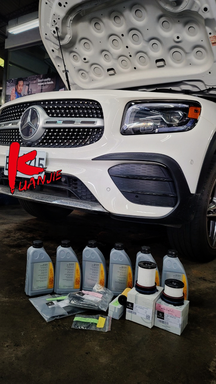 賓士BENZ GLB250 X247 八8速變速箱油更換 定期機油保養更換 電瓶更換 前剎車來令片更換 怠速抖動 (17) 賓士BENZ GLB250 X247 八8速變速箱油更換 定期機油保養更換 電瓶更換 前剎車來令片更換 怠速抖動