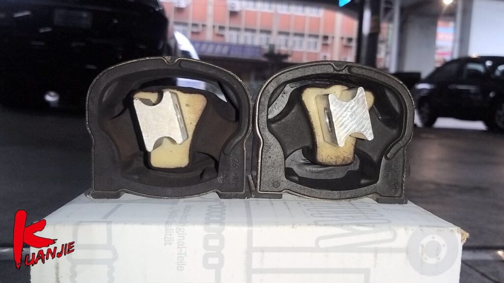 BENZ W205 C180 M274 怠速抖動 起步底盤加速異音 引擎腳 變速箱腳. 空氣冷氣機油心更換