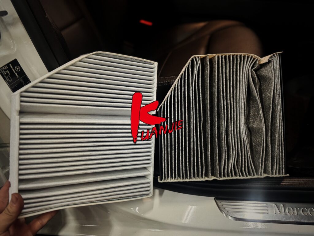 BENZ GLC220 X254 機油空氣冷氣心更換定期保養GAT化學品 (1)