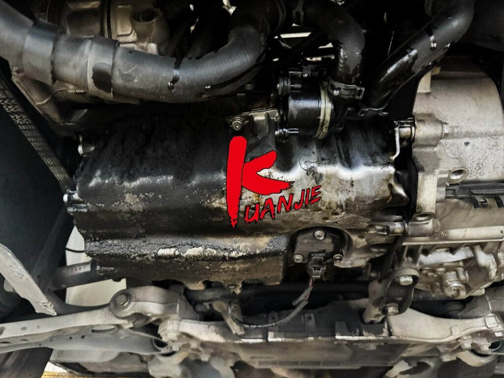 VW CADDY C3 引擎漏油漏水處理 機油濾心底座更換