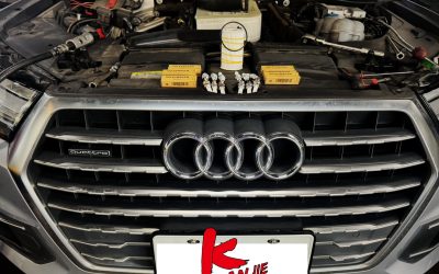 2016年 AUDI Q7 3.0CC 加速無力怠速抖動火星塞更換 積碳清洗