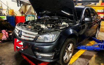 BENZ W204 C200 M271 方向盤變重 方向盤卡住 方向機泵浦