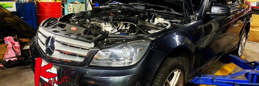 BENZ W204 C200 M271 方向盤變重 方向盤卡住 方向機泵浦